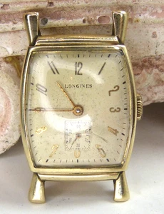 Reloj Pulsera Longines Vintage Para Hombre Viento 9L Oro 10K Relleno Estate Find Running - Imagen 1 de 22