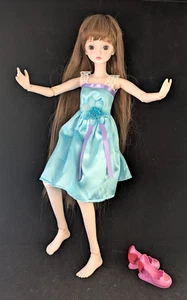 * BJD Puppe 22 Zoll Kugelgelenk graue Augen braune Haare - Bild 1 von 6