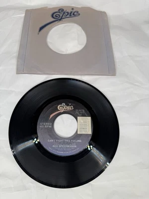 REO Speedwagon - Can't Fight This Feeling / Break His Spell - Epic 34-04713 Good - Image 1 of 4