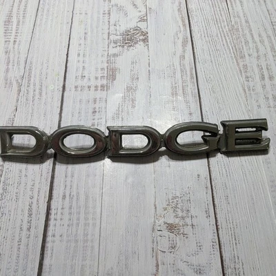 OEM 1981-1987 1st Gen Metal Dodge D100 D150 D350 Hood Emblem - Image 1 of 4