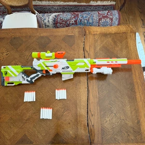 Nerf N-Strike Modulus Longstrike (READ DESC, used sniper toy, includes 18 darts) - Picture 1 of 7