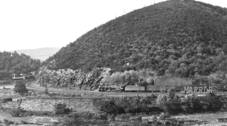 Impresión RR-LV Lehigh Valley 5200 Acción en Mauch Chunk Pa 8/3/1945 Foto 1 de 1