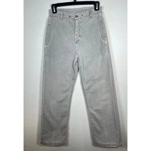 Pantalone Gramicci vintage donna made in USA taglia XS 2-4 100% cotone grigio *senza cintura - Foto 1 di 9