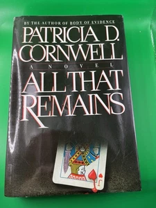 1992 All That Remains by Patricia Cornwell, NEW 1st Print. 1st Ed. Signed/ Pers. - Foto 1 di 12