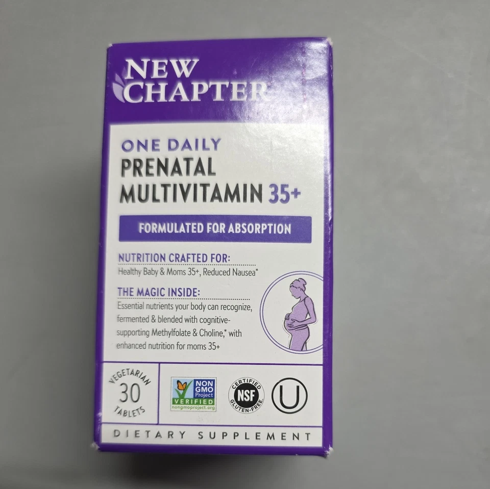 Nuevo Chapter One Daily Prental Multivitamínico 35+ Suplemento - 30 Tabs Vegetales 1/26 Foto 1 de 1