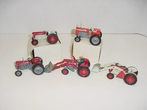 1:43 Set of Massey 65, 165, & 275 Britain's, Mini Mac, and Corgi Tractors! - Picture 1 of 3