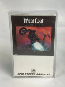 MEATLOAF Vintage Cassette Tape Bat Out Of Hell (1977) Rock Paradise Dashboard - Picture 1 of 5