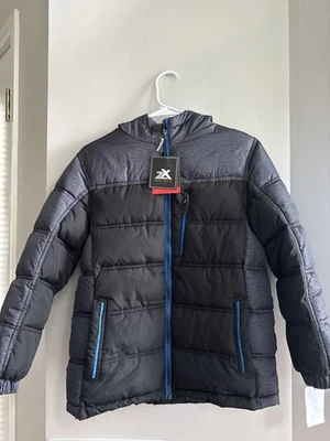 NWT Zeroxposur Boys M(10-12) Black/Blue Winter Jacket  - Image 1 of 4
