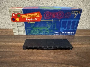 Roundhouse HO Scale Milwaukee Road Old Time Flat Car - Unbuilt New in Box - Picture 1 of 3