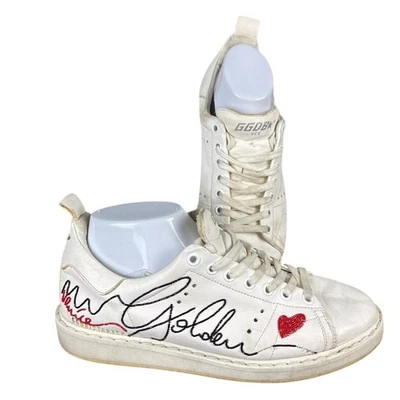  Golden Goose Super Star Sneaker Swarovski Crystal Limited Edition 38 Authentic  - Image 1 of 4