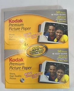 Carta fotografica Kodak Premium 4x6 100 fogli lucidi nuovi sigillati - Foto 1 di 2