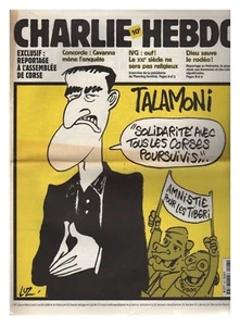 CHARLIE HEBDO 424 DE 2000 BE COUVERTURE LUZ CORSE - Picture 1 of 1