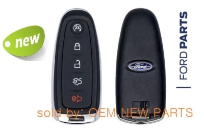 OEM ELECTRONIC 5 BUTTON REMOTE START KEY FOB 2013-2019 Ford Taurus Genuine NEW - Image 1 of 3