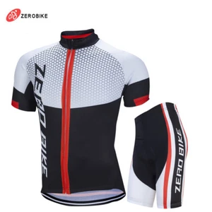 Herren Team Fahrrad Radfahren Rennen kurzärmelig Jersey Shorts Kits Shirt schnell trocknend - Bild 1 von 7