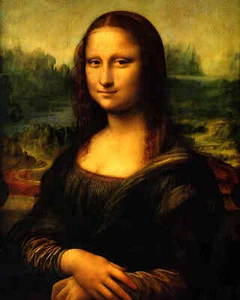 Mona Lisa Gemälde von Leonardo da Vinci 8x10" Kunstdruck (hochwertig) - Bild 1 von 1