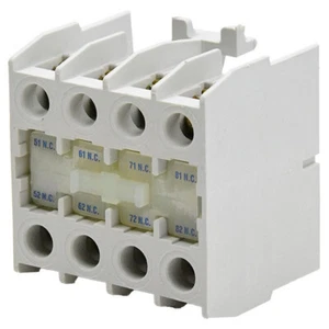C320KGT17 Cutler Hammer NEMA 00-2 IEC A-K 4-N.C. Top Auxiliary -SA - Picture 1 of 2
