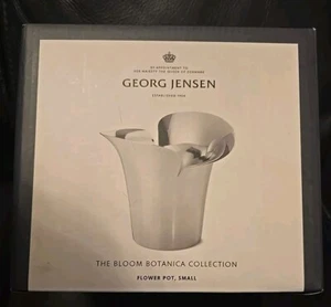 Georg Jensen The Bloom Botanica Collection Blumentopf klein neu - Bild 1 von 2