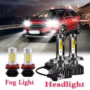 4Pcs LED Headlight Fog Light High Low Beam Bulbs For Honda CRV 2007 - 2014 CR-V - Imagen 1 de 9
