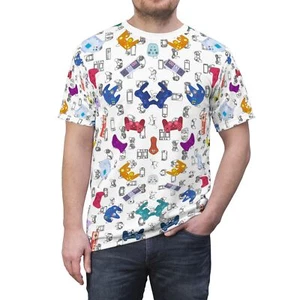 Bunte T-Shirt ""All Over Print"" Unisex Schnitt & Nähen - Bild 1 von 13