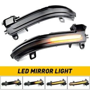 Dynamic Smoked Turn Signal LED Side Mirror Light BMW For F22 F23 F87 X1 E84 i3 - Picture 1 of 20