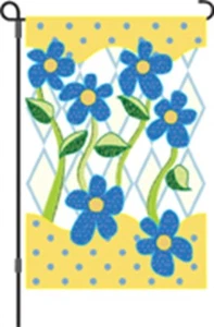 Country Flowers House Flag PR 52157 - Picture 1 of 1