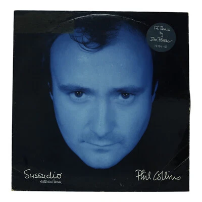 Phil Collins Sussudio 12" Remix Virgin VS736-12 VG+ Original Sleeve Hype Sticker - Image 1 of 4