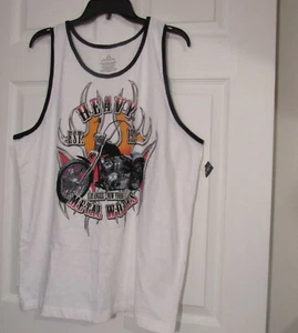 Top sin mangas gráfica para motocicleta Heavy Metal Works Est.1972 LA/NY para hombre talla:L RN: 91497 - Imagen 1 de 9