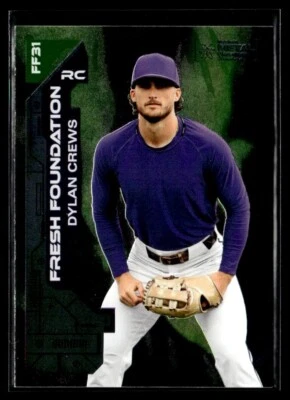 2023 SkyBox Metal Universe Freshman Foundations Dylan Crews #FF31 - Image 1 of 2