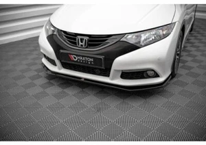 Labio de alerón Cup NEGRO para Honda Civic MK9 alerón delantero espada alerón ABS V1 - Imagen 1 de 7