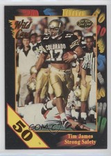 1991 Wild Card Draft 50 Stripe Tim James #146