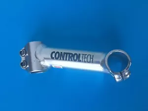 Control Tech Road / Track Stem 1" Threadless -15 deg. 26.0 120mm Silver 90s A1! - Picture 1 of 6