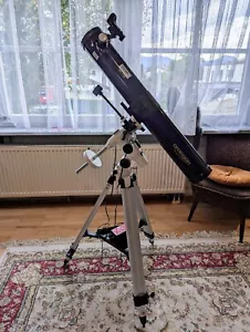 Teleskop Omegon + EQ3-2 Motor Set + Okular Set + Handyhalter für Fotos/Videos - Bild 1 von 19