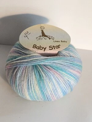 Laines Du Nord BABY STAR merino wool knitting yarn color # S 72 - Image 1 of 3