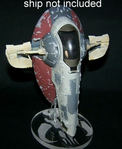 acrylic display stand only for Disney Diecast Slave I Empire Strikes Back Cover