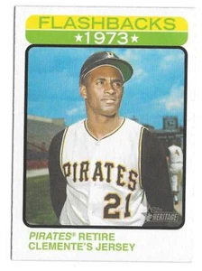 2022 Topps Heritage ROBERTO CLEMENTE Baseball Flashbacks - PITTSBURGH PI - #BF-4 - Bild 1 von 1