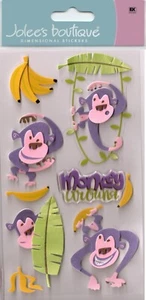 NEW! Jolee's Boutique 3-D MONEYING AROUND ZOO Theme 69572 Fast FREE Ship! - Picture 1 of 1
