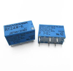 1 STCK. Relais RY24W-K 1A 24 VDC 0,5A120VAC Spule = DC24V UL CSA RoHS Takamisawa NEU - Bild 1 von 1