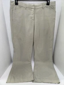 Steve & Barry’s Pants Women’s Size 14 Khaki Flare Dress Pants - Picture 1 of 9