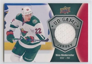 16/17 UPPER DECK UD GAME JERSEY NINO NIEDERREITER WILD *52065 - Picture 1 of 1