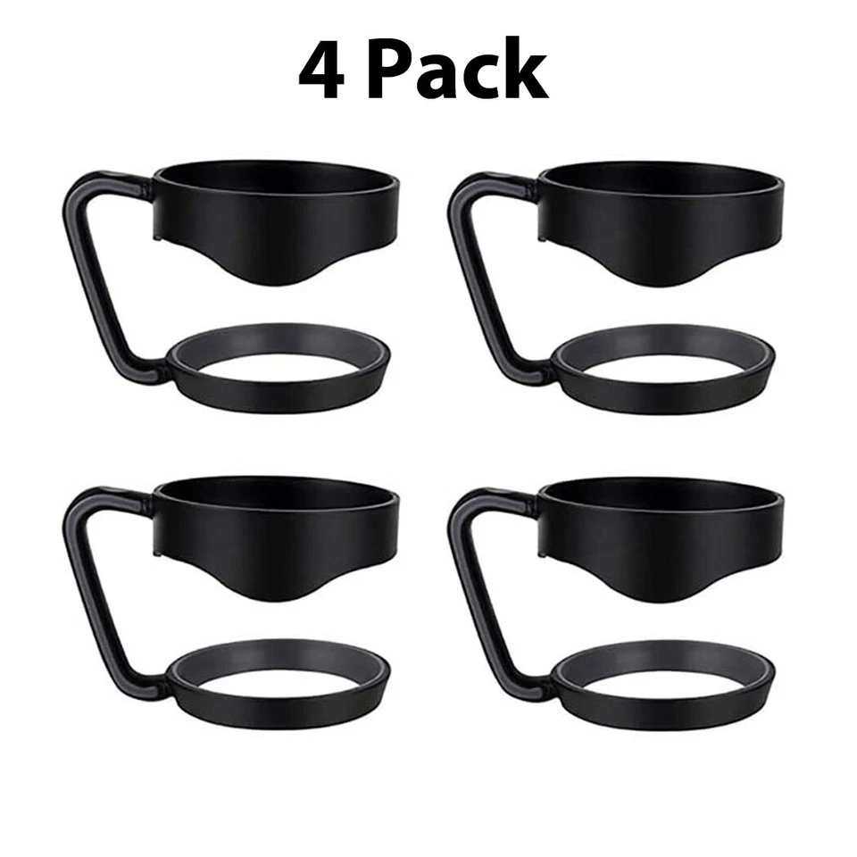 Paquete de 4 mangos negros para vaso de 30 oz Foto 1 de 2