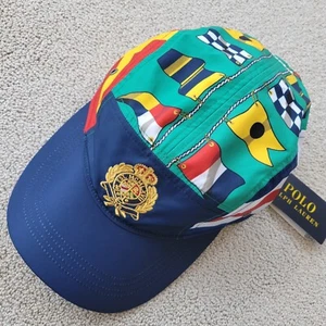 Polo Ralph Lauren Herren CP-93 Cookie Crest Limited Edition Maritim Flaggen Mütze Kappe - Bild 1 von 12