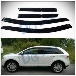 4 viseras de ventana SmokeTint aptas para borde 07-14 07-15 MKX protector solar/lluvia pantalla de ventilación - Imagen 1 de 4