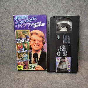 Jerry Springer - Secrets and Surprises (VHS, 1998) tape 90s TV show Jerry Jerry - Picture 1 of 2