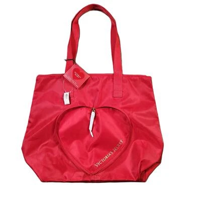 Nuevo con etiquetas Bolso de Mano Victorias Secret Mujer Rojo Corazón Embalable Talla OS Foto 1 de 4