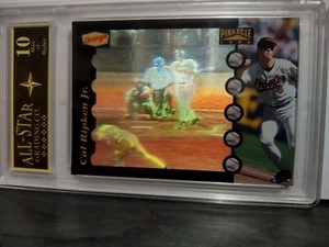 Cal Ripkin Jr. Baltimore Orioles 1996 Pinnacle Denny's Hologram 2 of 28
