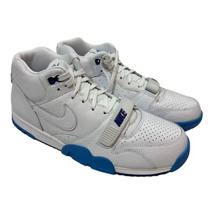 Nike Air Trainer 1 Scarpe da Ginnastica Uomo DR9997 100 Bianco University Blu Taglia 14 - Foto 1 di 6