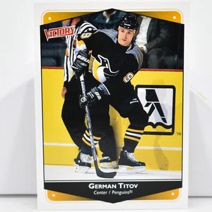 Tarjeta coleccionable 242 de hockey sobre hielo alemán Titov Pittsburgh Penguins 1999 de colección - Imagen 1 de 2