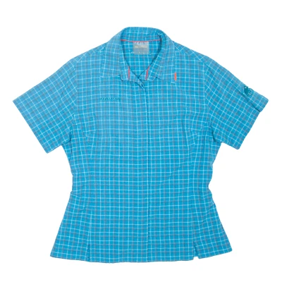 MAMMUT Womens Shirt Blue Check S - Image 1 of 4