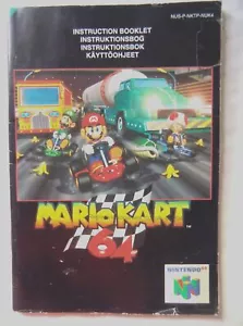 62204 Bedienungsanleitung - Mario Kart 64 - Nintendo 64 (1996) NUS-P-NKTP-NUK4 - Bild 1 von 1