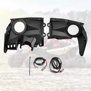 6.5" Front Dash Speaker Pods Stereo System For 2017-2025 Can Am Maverick X3 Max - Foto 1 di 9